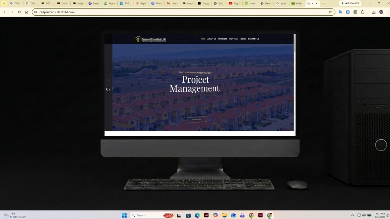 Cadplan Consultants website design by TAG Creative